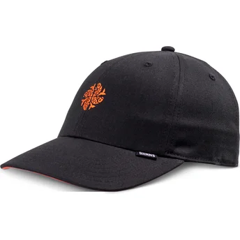 Schwarze verstellbare Curved Cap Koi Watching Club von Djinns