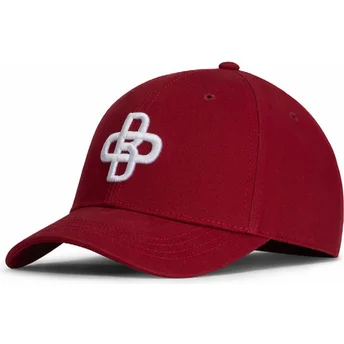 Casquette courbée rouge ajustable Baseball Peach OLB044 Oblack