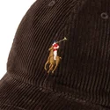 morkbrun-justerbar-keps-med-bojd-skarm-classic-sport-corduroy-fran-polo-ralph-lauren