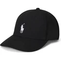 schwarze-snapback-kappe-mit-gebogenem-schirm-aus-twill-high-crown-von-polo-ralph-lauren