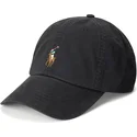 casquette-courbee-noire-ajustable-classic-sport-stretch-cotton-twill-polo-ralph-lauren