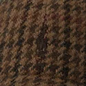 verstellbare-braune-kappe-mit-gebogenem-schirm-aus-kariertem-wolltweed-von-polo-ralph-lauren