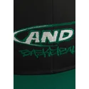 and1-flat-brim-graffiti-logo-black-and-green-snapback-cap