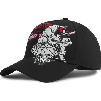 Casquette courbée noire snapback Dunk Graffiti AND1