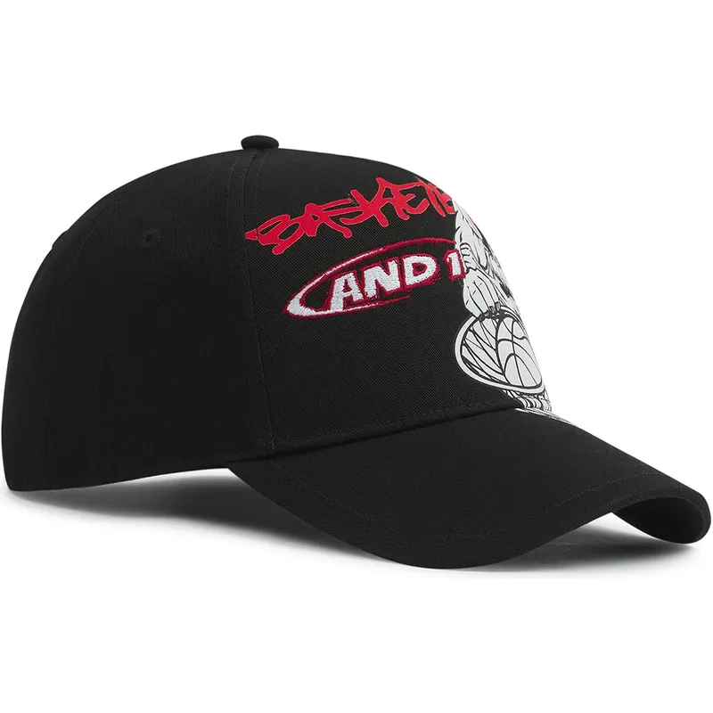 svart-bojd-keps-snapback-dunk-graffiti-fran-and1