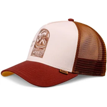 Djinns Do Nothing Club HFT DNC Bathing Girl Brown Trucker Hat