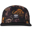 casquette-plate-noire-ajustable-aloha-tiger-djinns