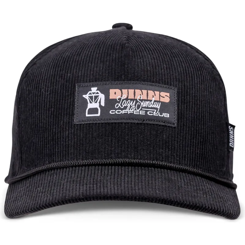 schwarze-snapback-cap-mit-gebogenem-schirm-hft-sunday-coffee-cord-von-djinns