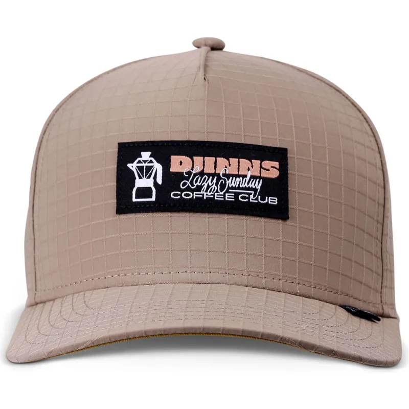 czapka-z-daszkiem-brazowa-snapback-hft-sunday-coffee-ripstop-od-djinns