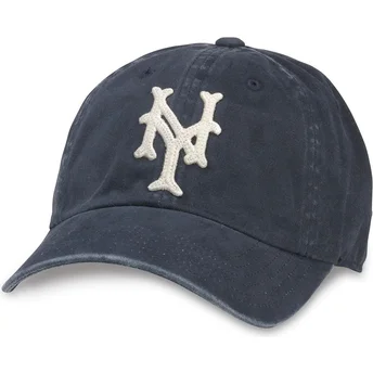 Casquette courbée bleue marine ajustable New York Cubans Archive American Needle