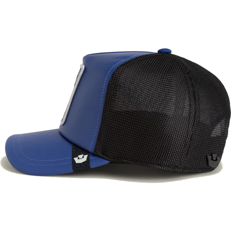 trucker-cap-blau-und-schwarz-pferd-lfg-stallion-pre-game-seasonal-the-farm-von-goorin-bros