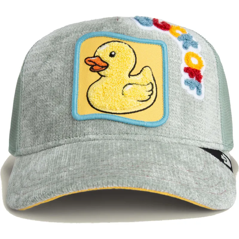 goorin-bros-trucker-cap-grau-und-gelb-ente-duck-off-ducking-autocorrect-happy-thoughts-the-farm