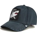 casquette-courbee-noire-denim-snapback-requin-smurf-the-showdown-the-farm-goorin-bros