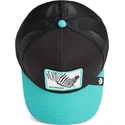 casquette-trucker-noire-et-bleue-zebre-extreme-arbez-flip-side-2-the-farm-goorin-bros