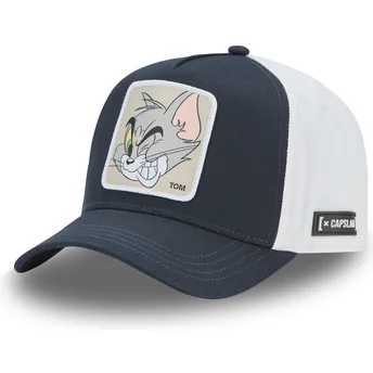 Czapka z daszkiem granatowo-biała snapback Tom TAJ6 TOM Looney Tunes od Capslab