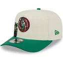 boston-celtics-nba-new-era-9fifty-a-frame-precurved-hardwood-classics-beige-och-gron-snapback-keps