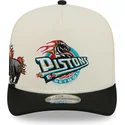 beige-och-svart-bojd-keps-snapback-9fifty-a-frame-precurved-hardwood-classics-fran-detroit-pistons-nba-av-new-era