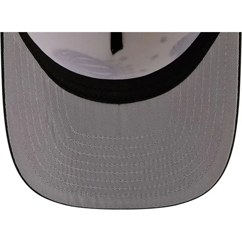 beige-und-schwarze-snapback-kappe-9fifty-a-frame-precurved-hardwood-classics-der-orlando-magic-nba-von-new-era