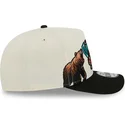 bezowo-czarna-czapka-z-zakrzywionym-daszkiem-snapback-9fifty-a-frame-precurved-hardwood-classics-vancouver-grizzlies-nba-marki-n
