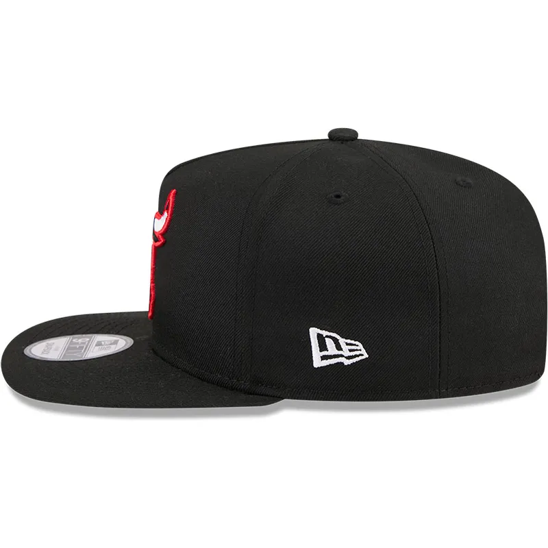 schwarze-flache-snapback-kappe-9fifty-a-frame-hardwood-classics-der-chicago-bulls-nba-von-new-era