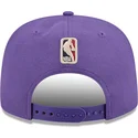 platt-violett-snapback-keps-9fifty-a-frame-hardwood-classics-fran-los-angeles-lakers-nba-av-new-era