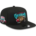 gorra-plana-negra-snapback-9fifty-a-frame-hardwood-classics-de-vancouver-grizzlies-nba-de-new-era