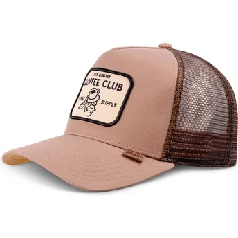 Trucker-Cap hellbraun HFT Coffee Head von Djinns