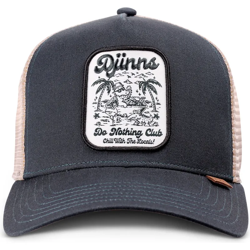djinns-hft-local-chill-dunkelgrune-trucker-kappe