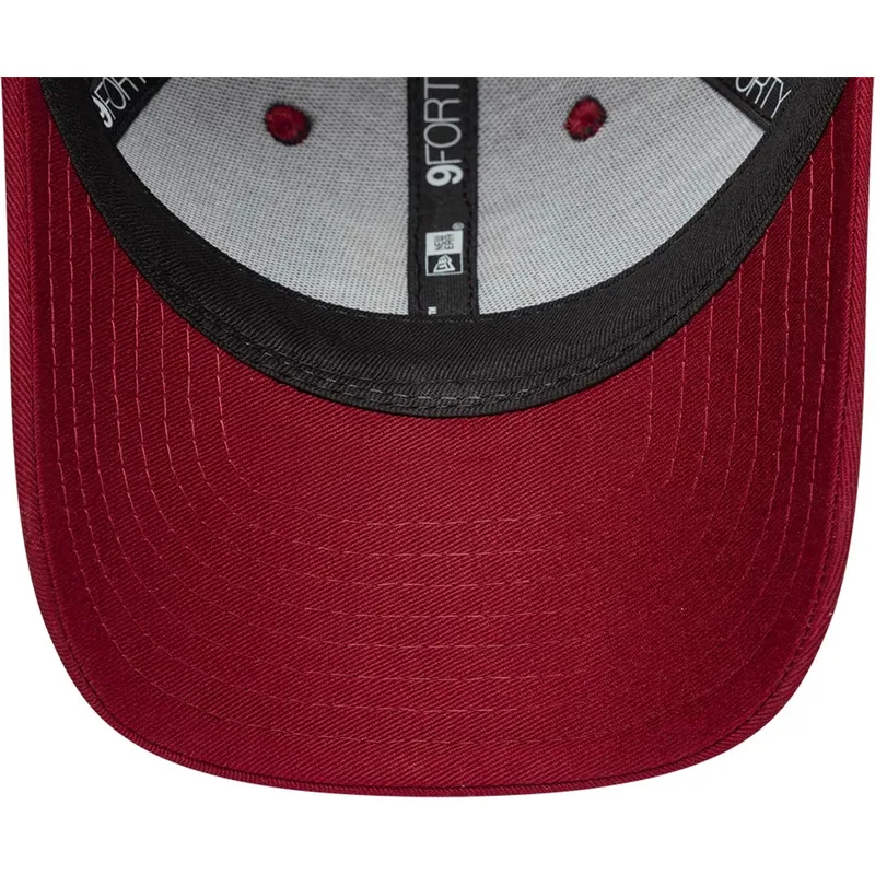 casquette-courbee-rouge-ajustable-pour-enfant-fc-barcelona-laliga-9forty-core-new-era