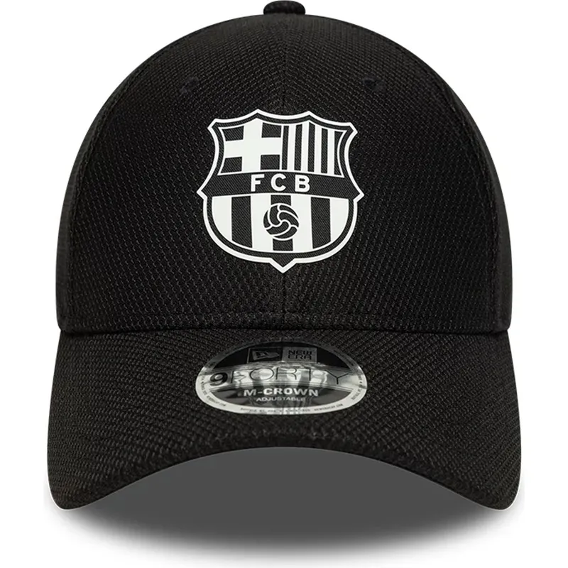 svart-kurvad-snapback-keps-fc-barcelona-laliga-9forty-m-crown-diamond-era-fran-new-era