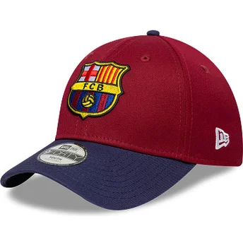 Gorra curva roja y azul ajustable para niño de FC...