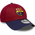justerbar-rod-och-bla-fc-barcelona-laliga-9forty-contrast-kurvkeps-fran-new-era