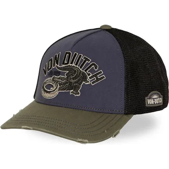 Von Dutch WILD10 Blue and Green Trucker Hat