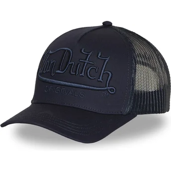 Casquette trucker bleue marine EMB01 Von Dutch