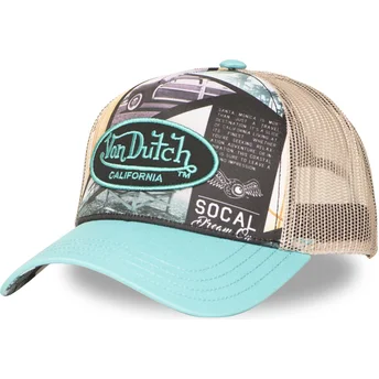 Von Dutch SUBL13 Multicolor Trucker Hat