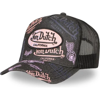 Schwarze Trucker-Kappe CAFE07 von Von Dutch