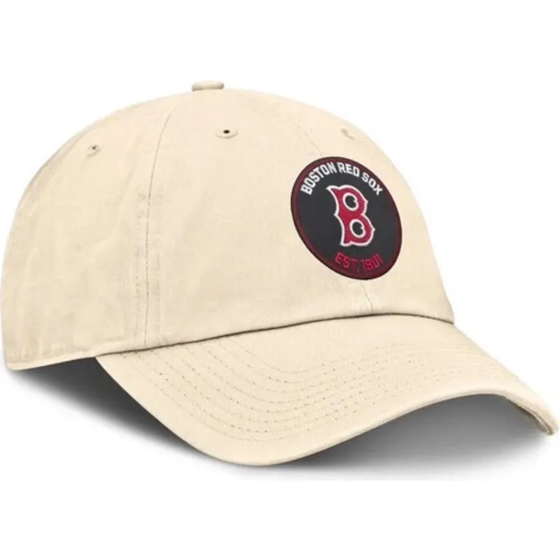 bezowa-regulowana-czapka-z-daszkiem-club-unstructured-organic-cotton-boston-red-sox-mlb-od-nike