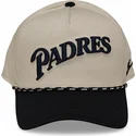 czapka-z-daszkiem-bezowo-czarna-snapback-rise-structured-san-diego-padres-mlb-nike