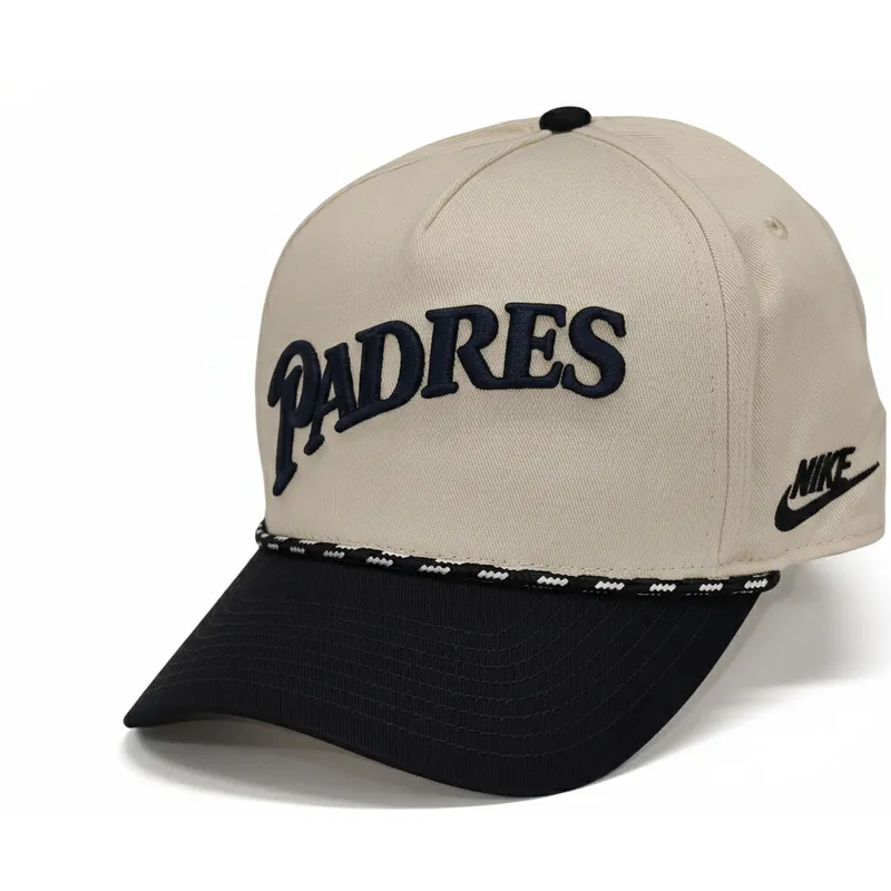 czapka-z-daszkiem-bezowo-czarna-snapback-rise-structured-san-diego-padres-mlb-nike