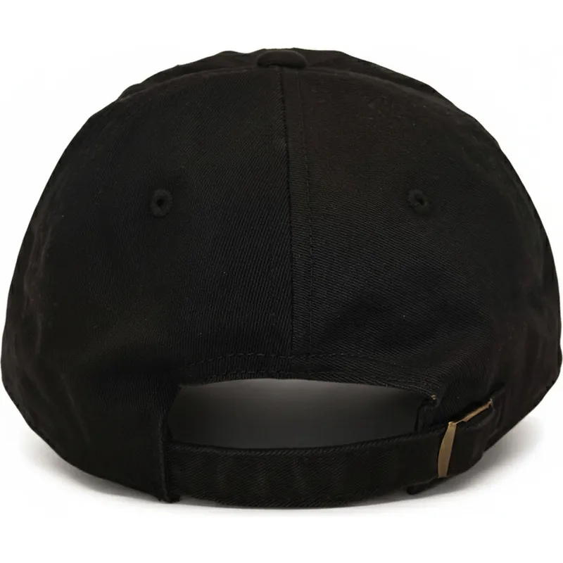 svart-bojd-justerbar-keps-med-svart-los-angeles-dodgers-ballpark-logotyp-fran-american-needle