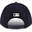 casquette-courbee-bleue-marine-et-rouge-snapback-9forty-m-crown-player-replica-atlanta-braves-mlb-new-era