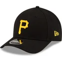 casquette-courbee-noire-snapback-9forty-m-crown-player-replica-pittsburgh-pirates-mlb-new-era