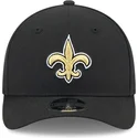 casquette-courbee-noire-snapback-9forty-m-crown-team-new-orleans-saints-nfl-new-era
