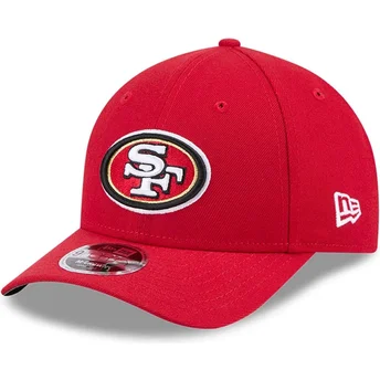 Κόκκινο καπέλο με καμπύλη snapback 9FORTY M-Crown Team San Francisco 49ers NFL της New Era