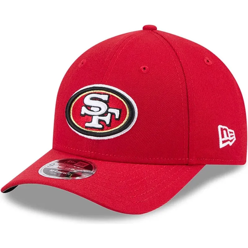 casquette-courbee-rouge-snapback-9forty-m-crown-team-san-francisco-49ers-nfl-new-era