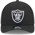 svart-kurvad-keps-snapback-9forty-m-crown-team-fran-las-vegas-raiders-nfl-av-new-era