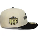 casquette-courbee-beige-et-noire-ajustee-59fifty-low-profile-precurved-coops-new-york-yankees-mlb-new-era