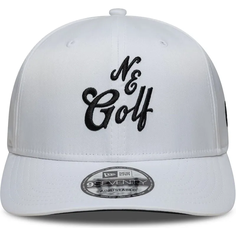 biala-zakrzywiona-czapka-snapback-9seventy-stretch-snap-technical-golf-new-era