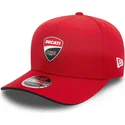 czerwona-zakrzywiona-czapka-snapback-9seventy-stretch-snap-core-ducati-motor-motogp-new-era
