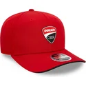 casquette-courbee-rouge-snapback-9seventy-stretch-snap-core-ducati-motor-motogp-new-era